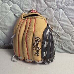 Rawlings Men’s Tan and Black Baseball Glove
